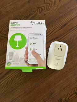 Belkin WeMo Switch, Smart Plug