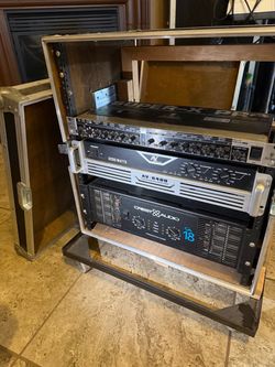 Amplifier and JBL speakers