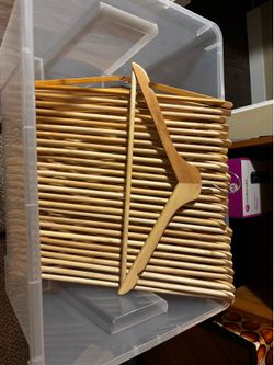 27 ikea wooden hangers