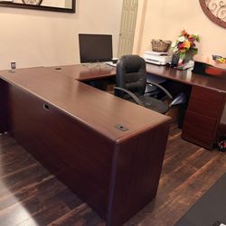 Executive Solid Wood Desk