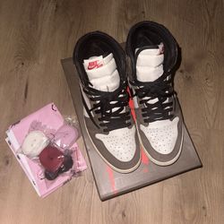 Travis Scott X Air Jordan 1 Retro High OG Mocha Size 10 