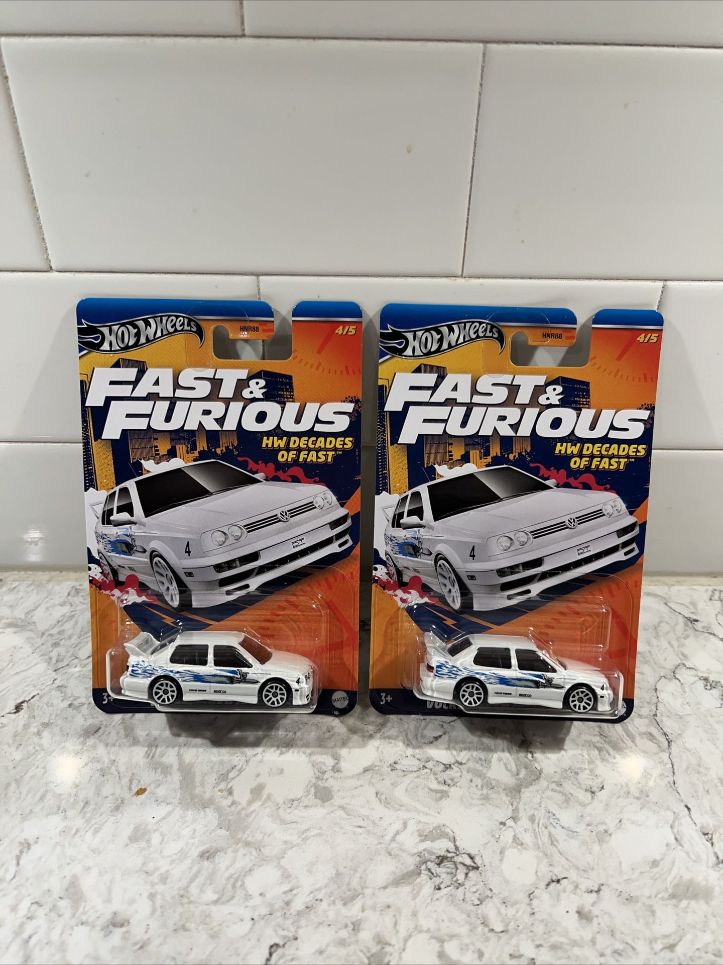 2024 Hot Wheels Silver Label Fast & Furious Volkswagen Jetta MK3 (Lot of 2)