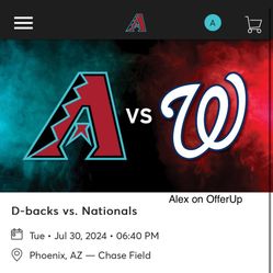 Diamondbacks vs Nationals 7/30