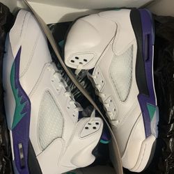 Jordan 5 Retro Grapes Size 12 New With Receipt !