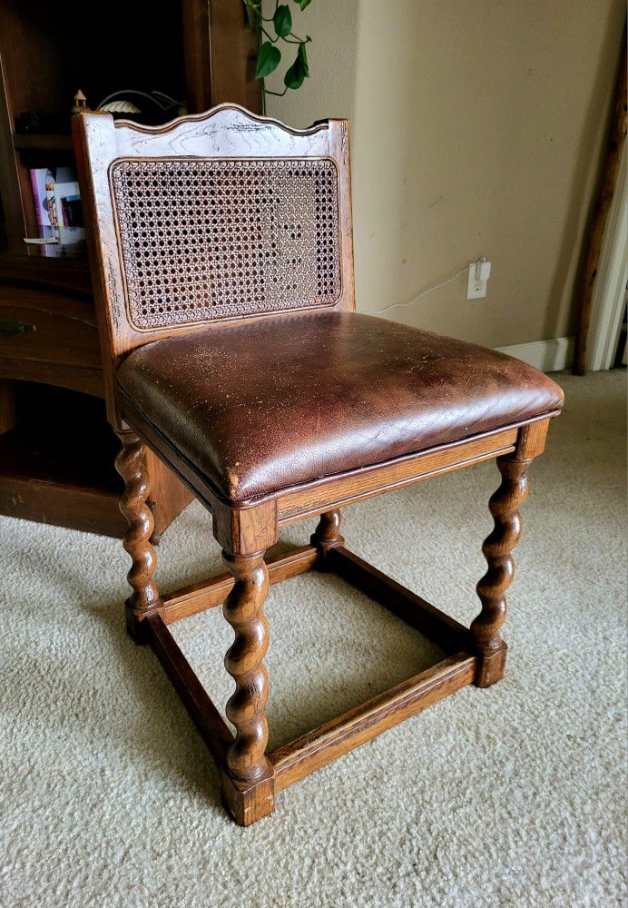 Amazing One of a kind Strong Antique Wooden chair!!