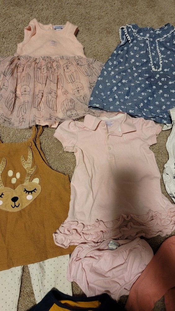 Baby Girl Size 12 Month Clothing Lot