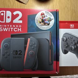 Switch 2 Mario Kart World Bundle With Pro Controller