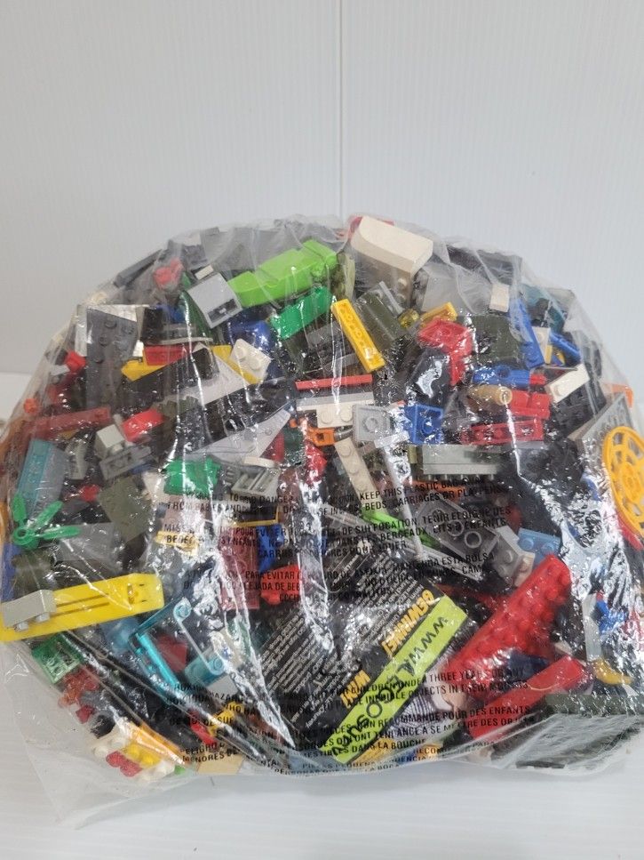 LEGO 3 lbs Pounds Random Parts Pieces Building Plates Blocks Retired Bulk Lots