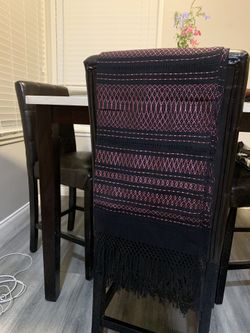 Metallic shawl rebosos