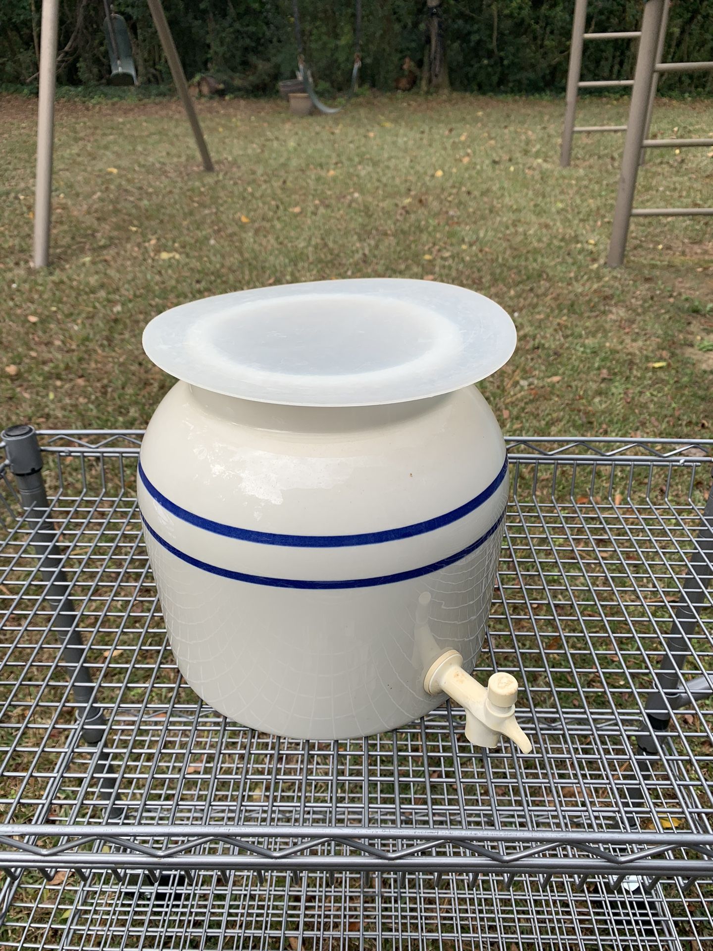 Blue Stripe Water Dispenser $15 OBO