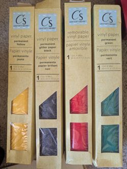 Craft vinyl paper