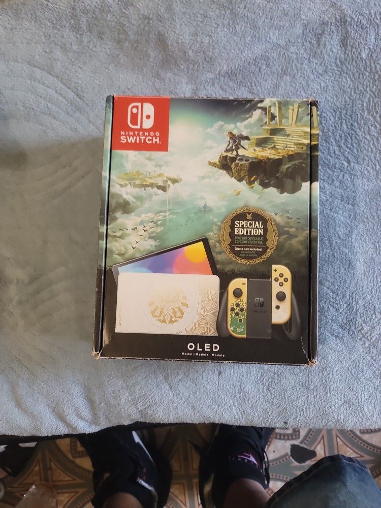 Zelda Nintendo Switch Oled, With Carrying Case Guncon Set Sony Headphones