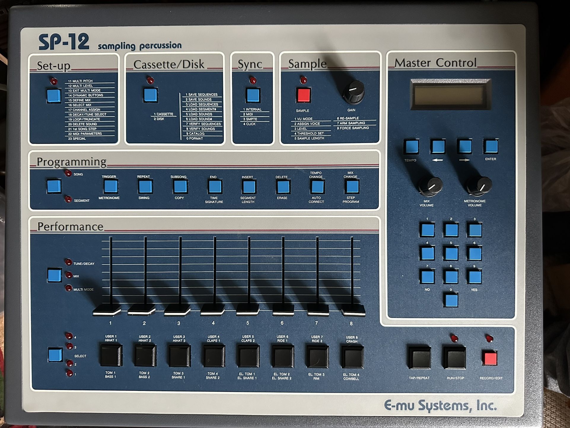 E-mu SP12 Sampling Drum Machine New from 1985