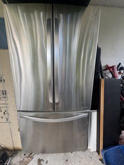 Stainless Steel Refrigerator- Used As is