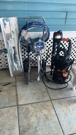 Paint machine & pressure washer