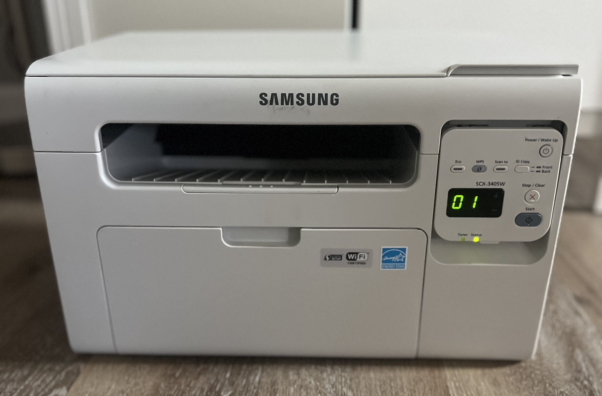 Samsung SCX-3405W All-In-One Laser Printer 1341 Page Count
