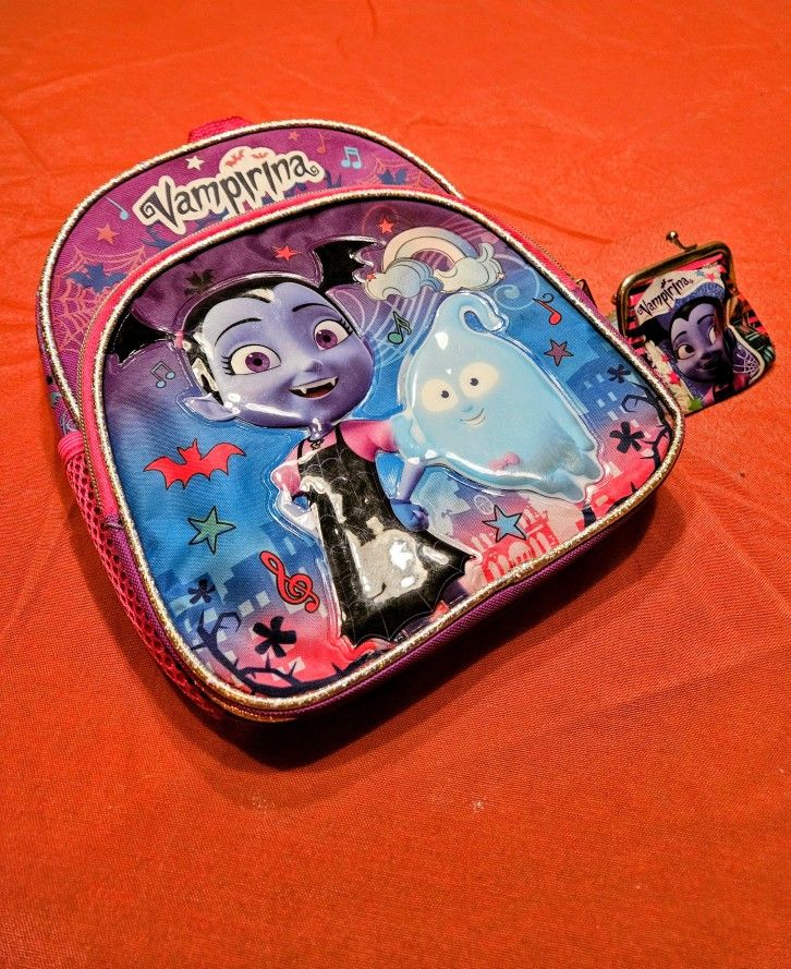 Small Vampirina Backpack  &  Coin Purse