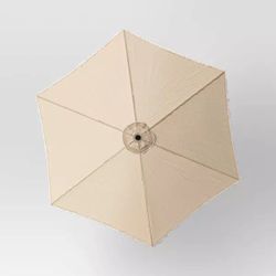 Hexagon Macrame Patio Umbrella with Tilt