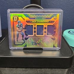 Zach Charbonet Rookie Autograph Relic /149