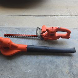 Black&Decker Shrub Trimmer and BLOWER COMBO