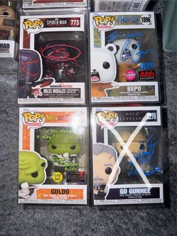 Funko Autos W/ Inserts + Certs