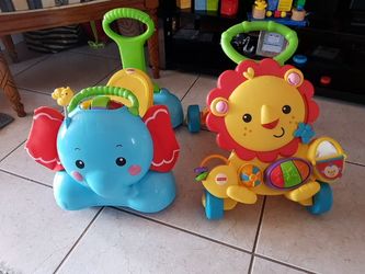 Barely used toddler walking toys