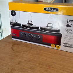 3 dish slow cooker