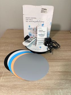 360° Rotating Display Stand with Remote Control