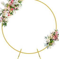 5FT Gold Round Backdrop