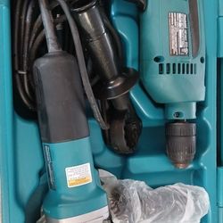 Makits Angle Grinder/ Hammer Drill Set