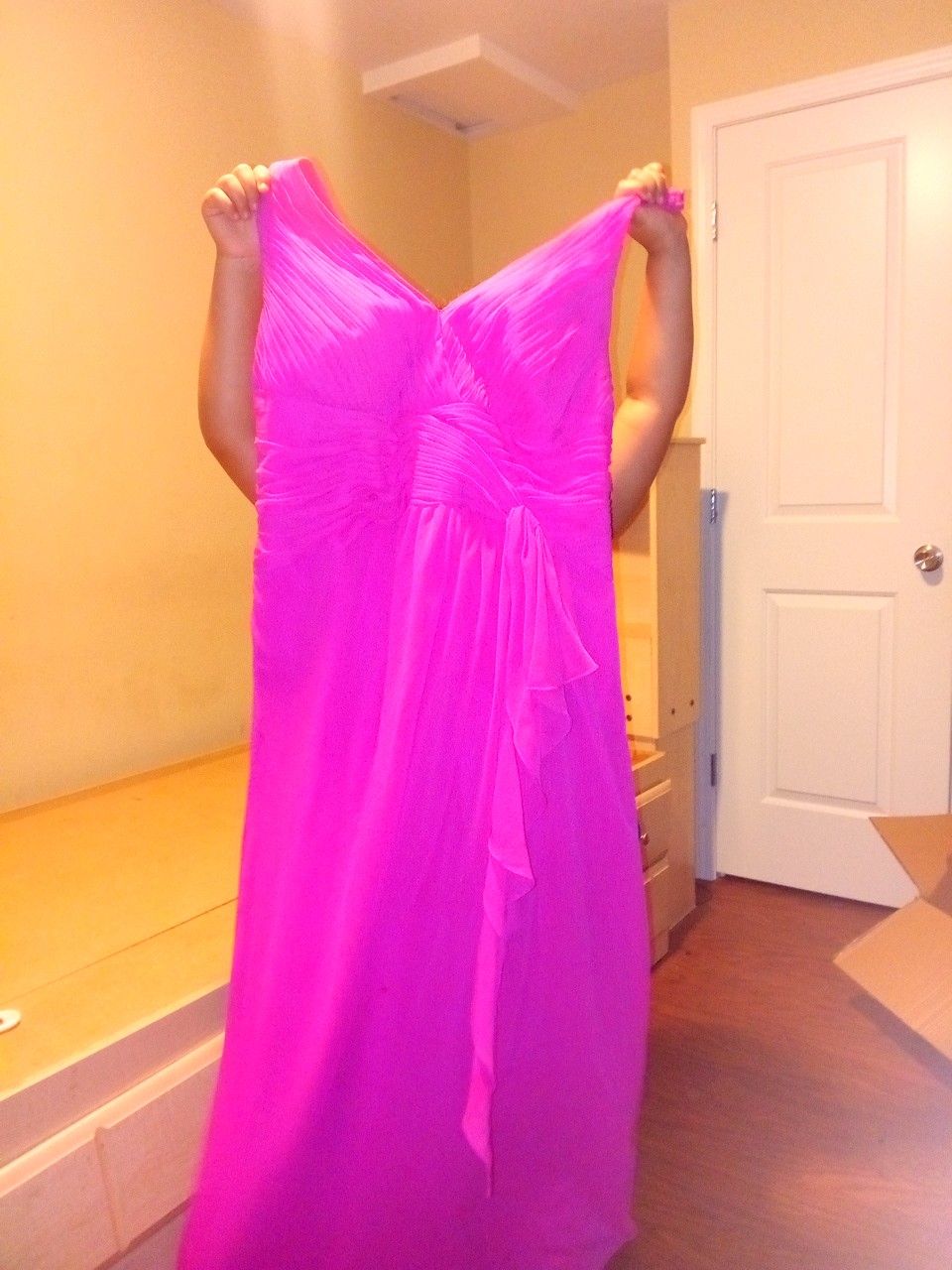 Women's size 18-20 fuchsia long dress