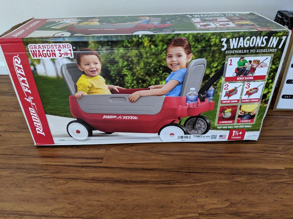 NEW Radio Flyer® Grandstand Wagon 3-in-1