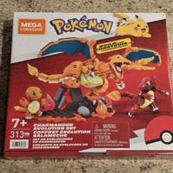 Mega Construx Pokemon Charmander Evolution Set
