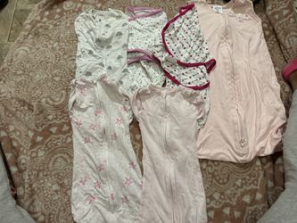 Babygirl Sleepsacks And Swaddles!