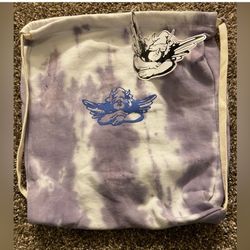 Boys Lie Purple Slushy Tie Dye Cotton Drawstring Bag-Unreleased NWT