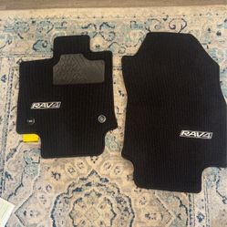 2019-2023 Toyota Rav4 Genuine OEM Carpet Floor Mat Black PT