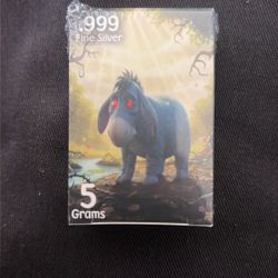 5g 999 Fine Silver Eeyore 