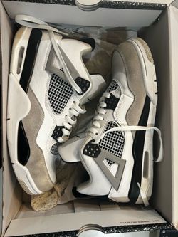 Jordan 4 Retro Military Black’s, size 11.5.