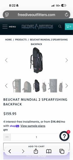 Freedive / Spearfishing Bag