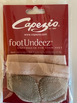 For a Dancer! New Capezio Foot Undeez - Adult Small
