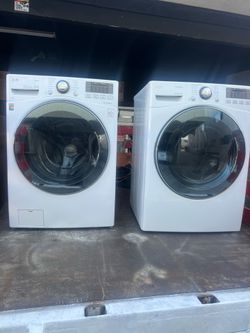 Washer and dryer.