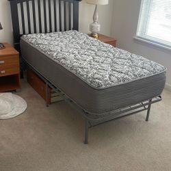 Twin Side Bed With New Mattress 