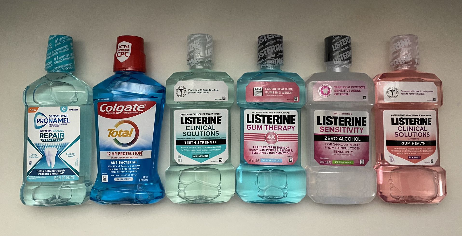 Sensodyne & Listerine Mouthwash