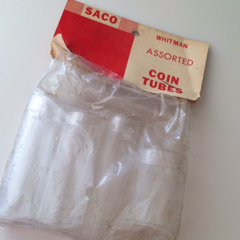 Vintage Coin Tubes