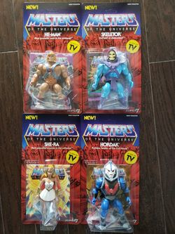 New He-man and the Masters of the universe action figures