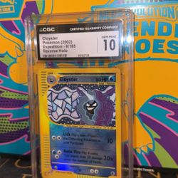 RARE GEM MINT 10 Cloyster #8 Holo 2002 Expedition 