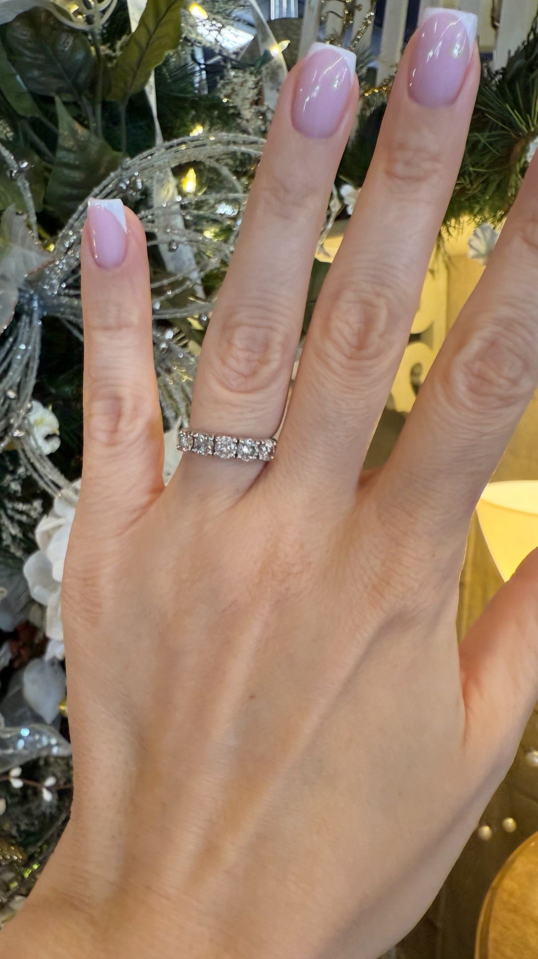 10K Gold Natural Diamonds Ring Band