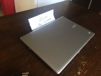 CHROMEBOOK NEW 2017 ACER Laptop New condition 14.6 size screen. Only used for school everything is clean and almost new. Great deal 125