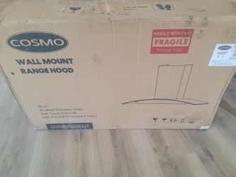 COSMO Wall Mount Range Hood 36 In. NEW