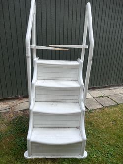 Free above ground pool stairs